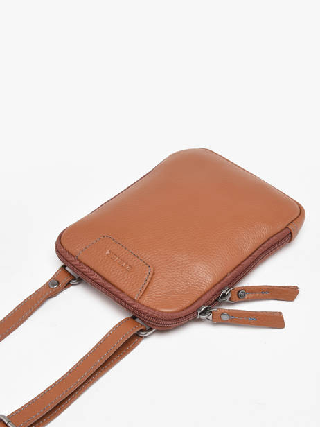 Cross Body Tas S Foulonné Leder Etrier Bruin foulonne 42133 ander zicht 1